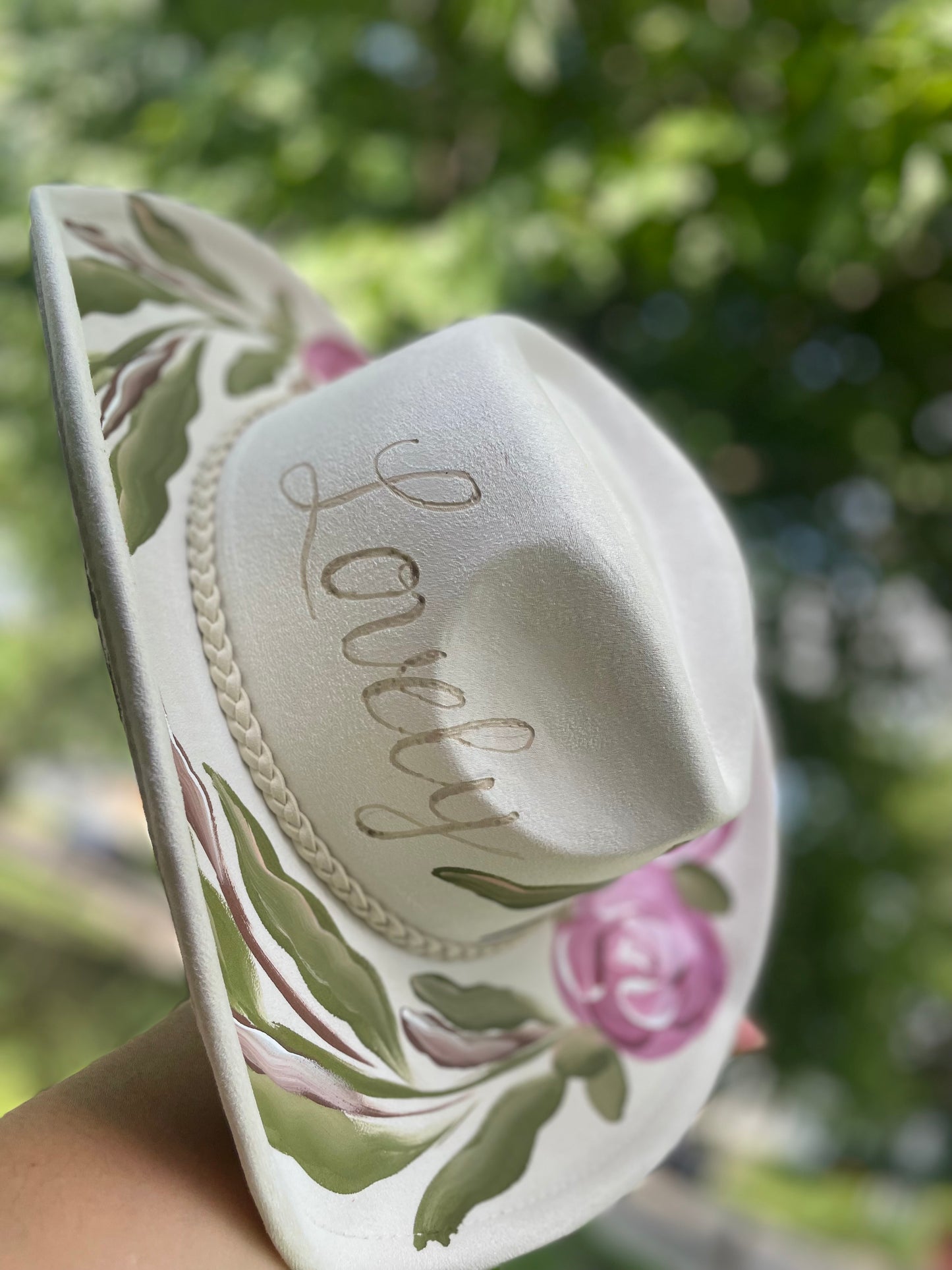 Lovely Ivory Cowboy Hat