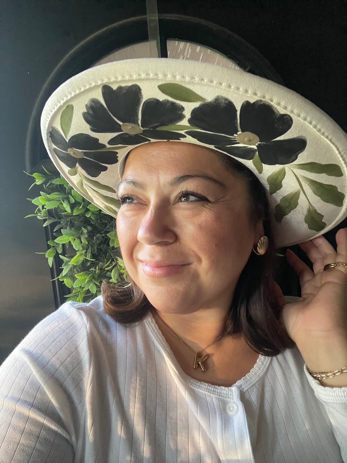 Bloom Where You are Planted Tassel Fedora