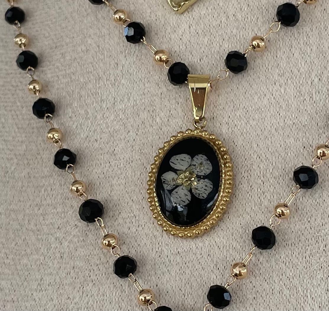 Dark Harvest Beaded Choker Necklace Collection