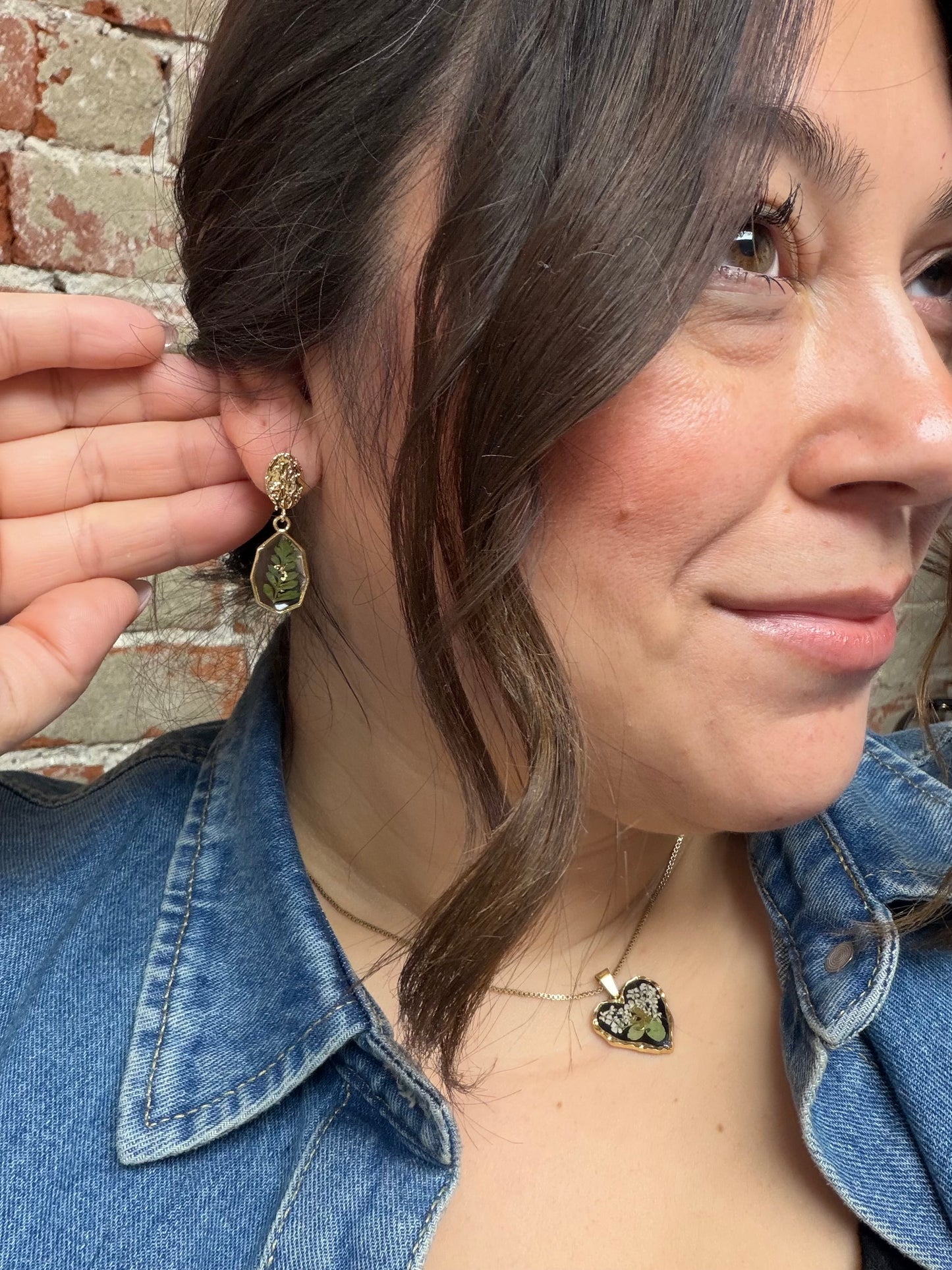 Fern-ella Drop Earring