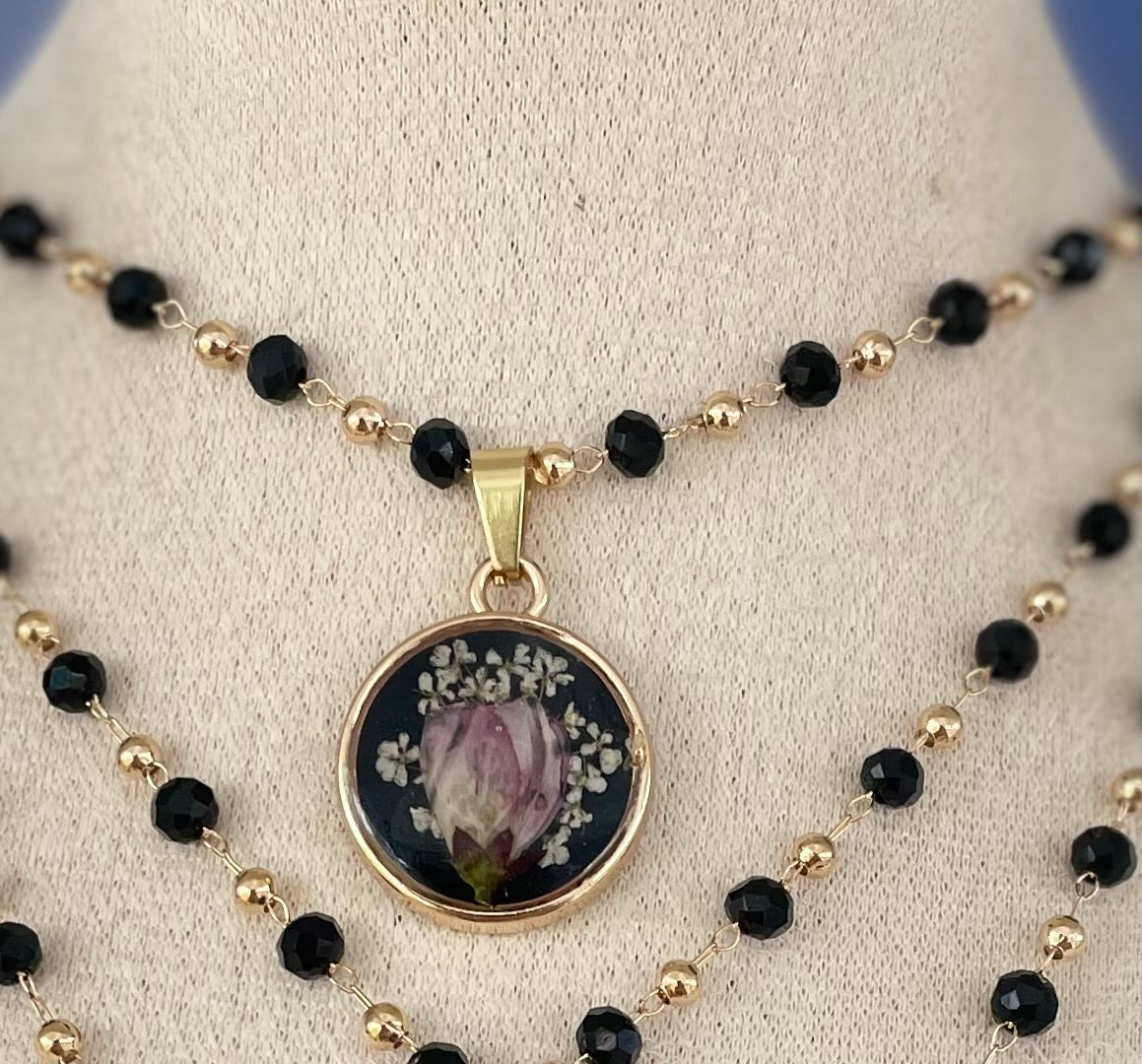 Dark Harvest Beaded Choker Necklace Collection