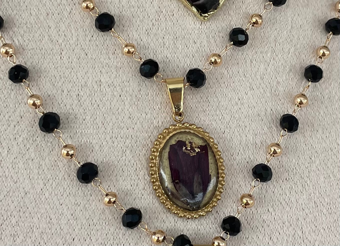 Dark Harvest Beaded Choker Necklace Collection