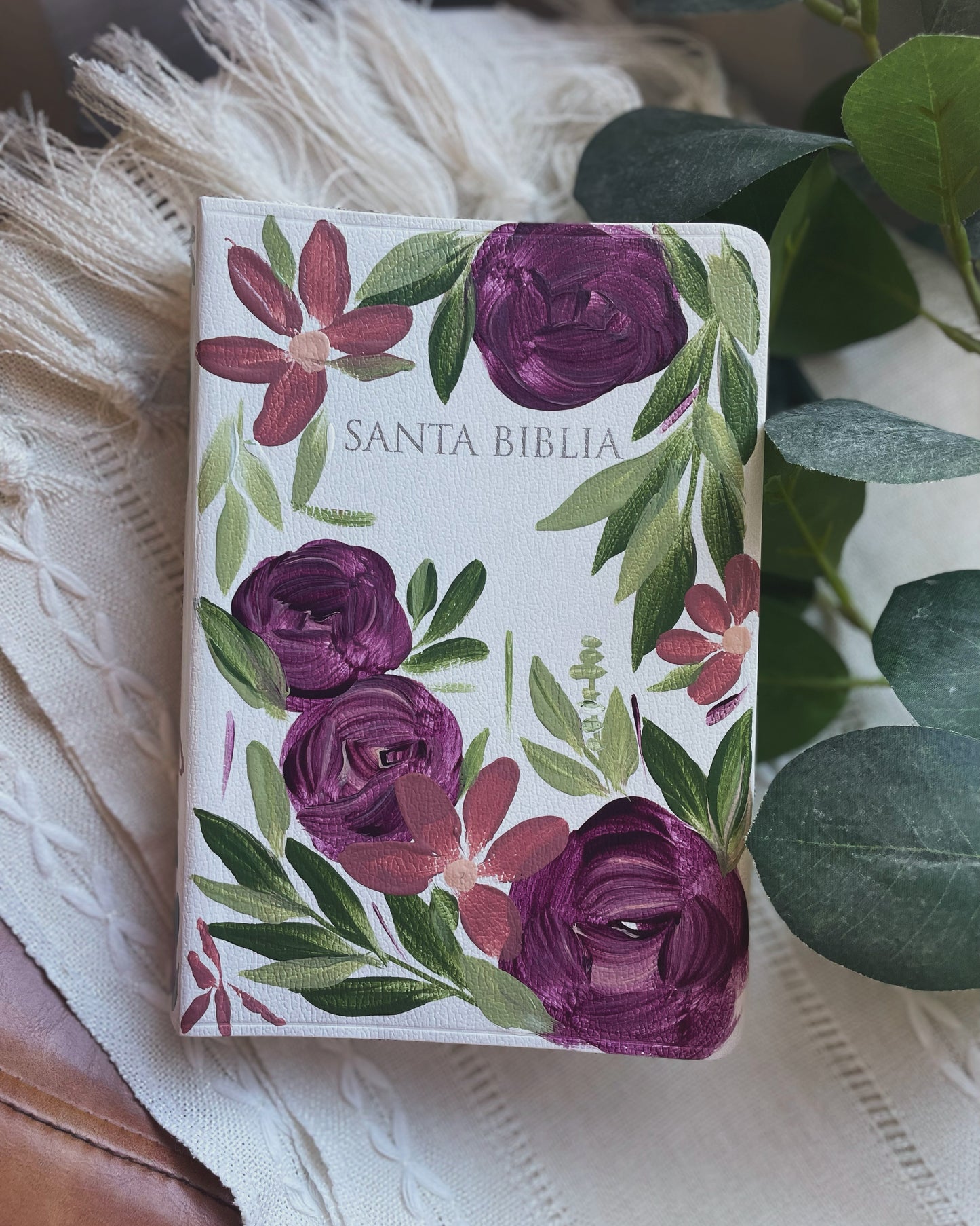 Customizable Hand Painted Bible