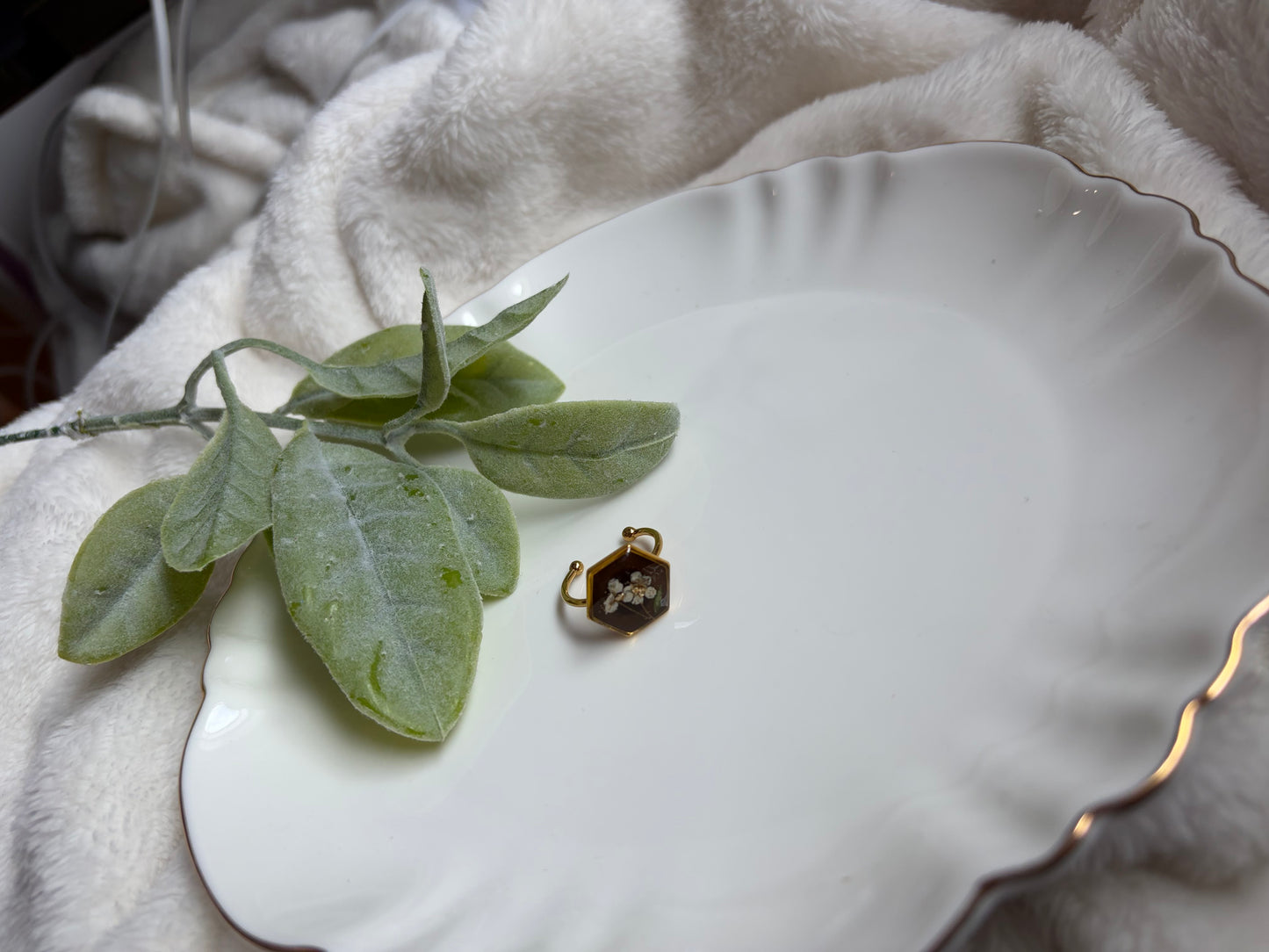 Hex Bloom Ring