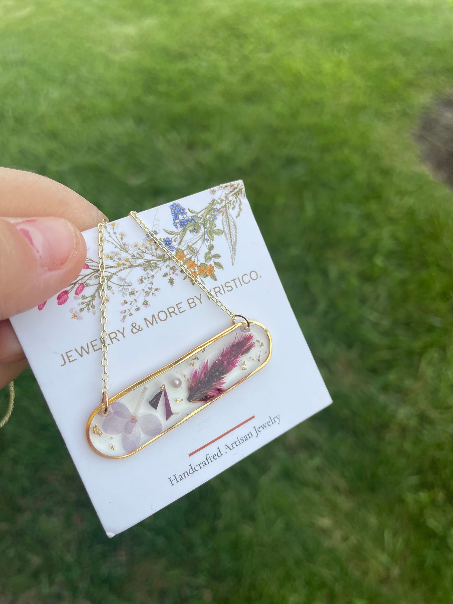BYO-FLORAL BAR NECKLACE