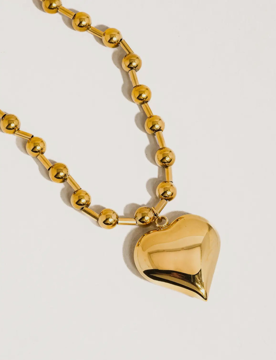 Gold Heart Choker