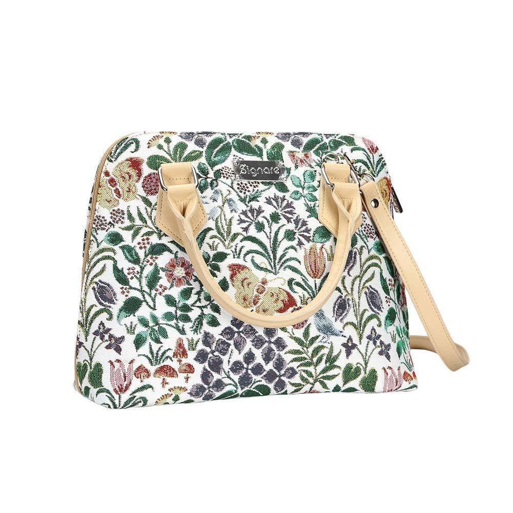 SPRING FLOWER | Charles Voysey Spring Flower Convertible Top Handle Purse Handbag