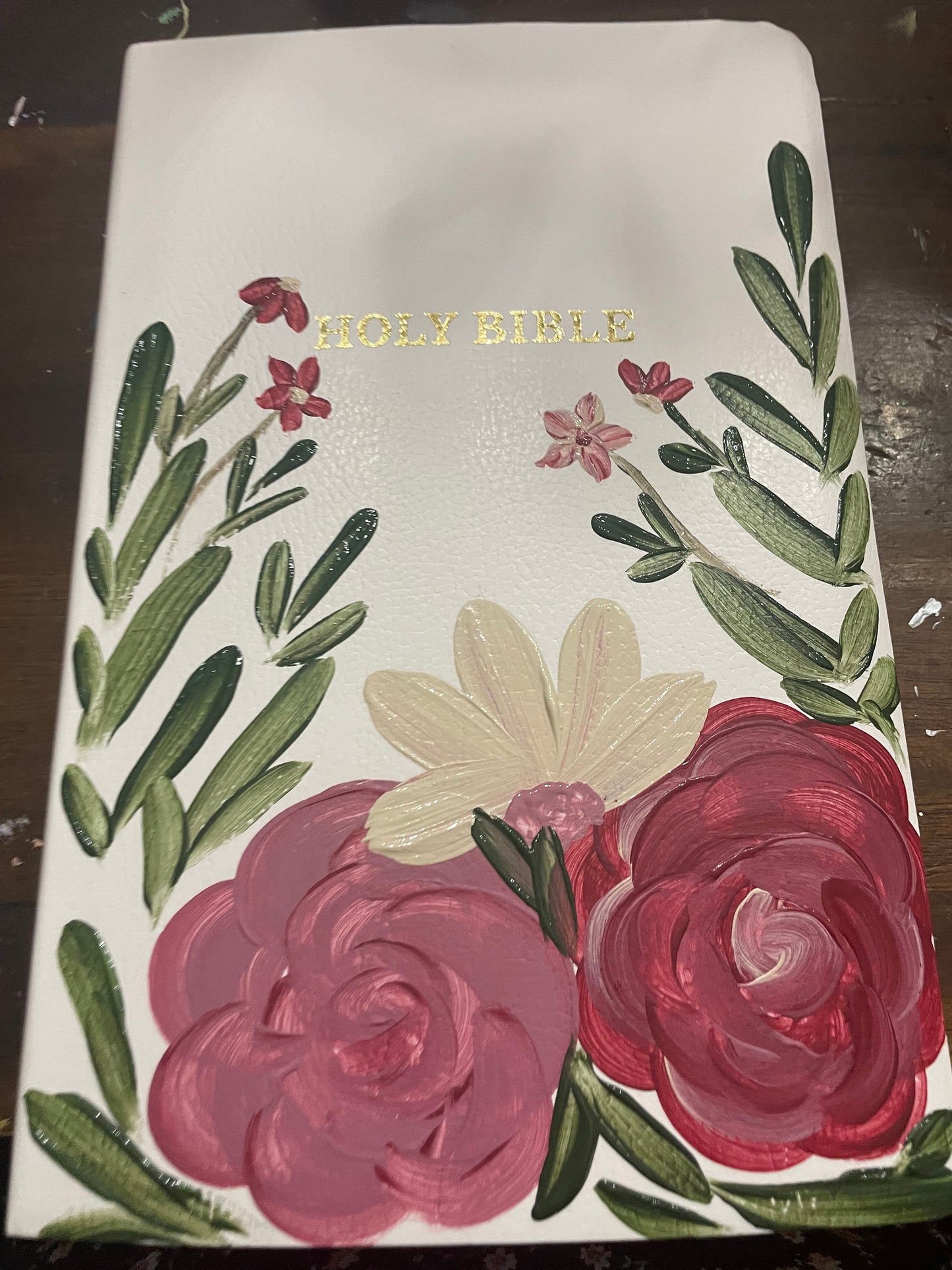 Hand Painted Bible