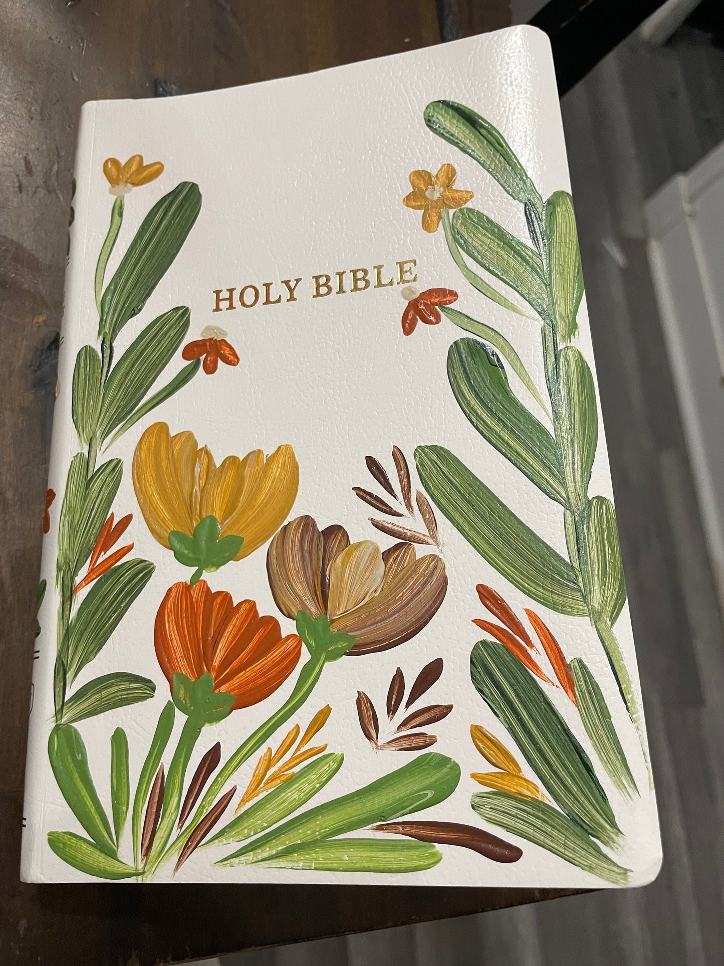 Hand Painted Bible