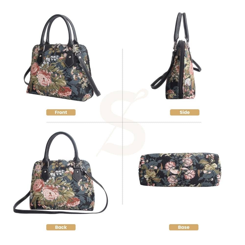 THE PEONY | Peony Convertible Top Handle Purse Handbag