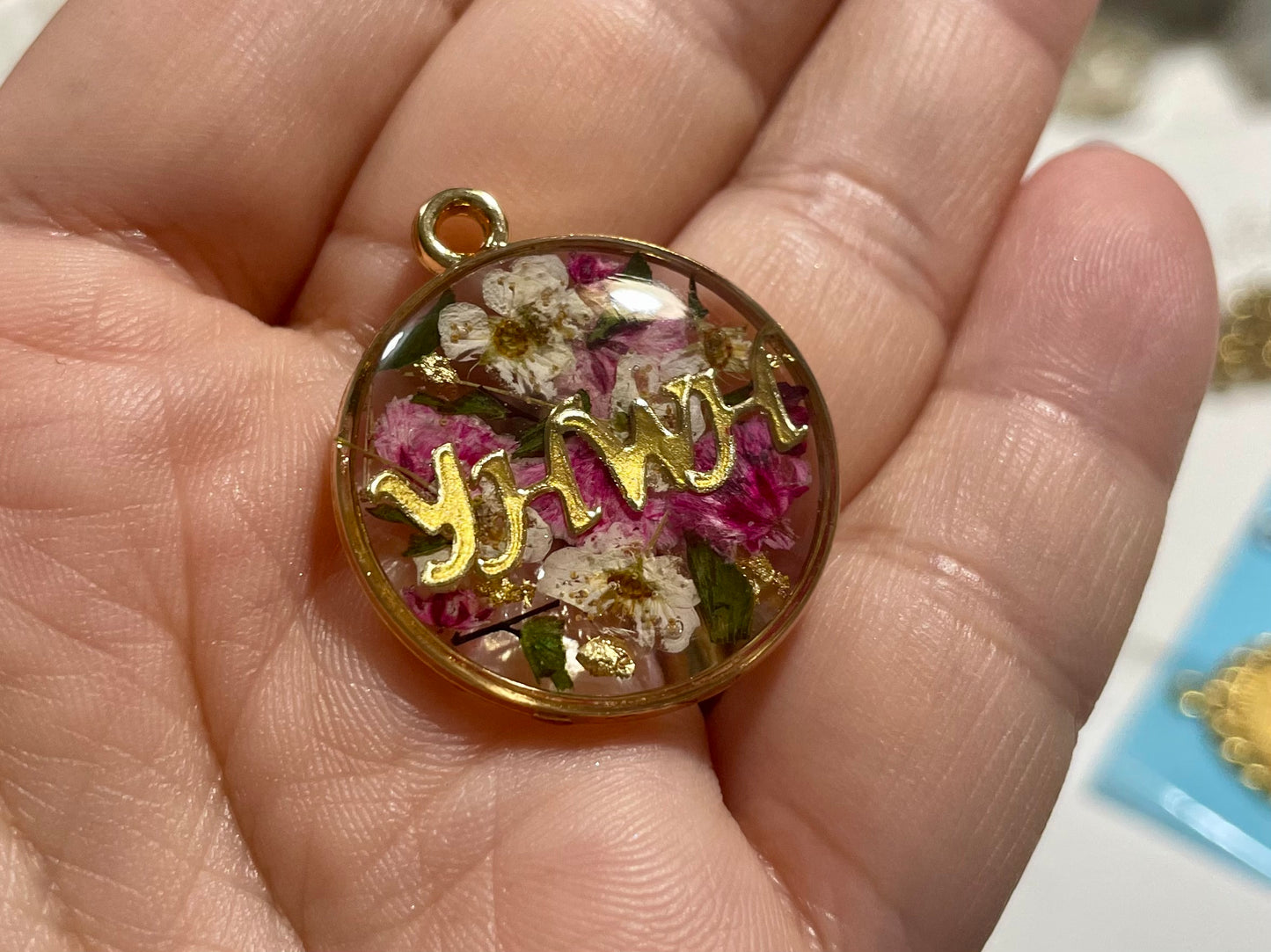 Mixed Metal YHWH Chunky Necklace