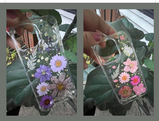 I Phone Case- REAL DRIED FLOWERS