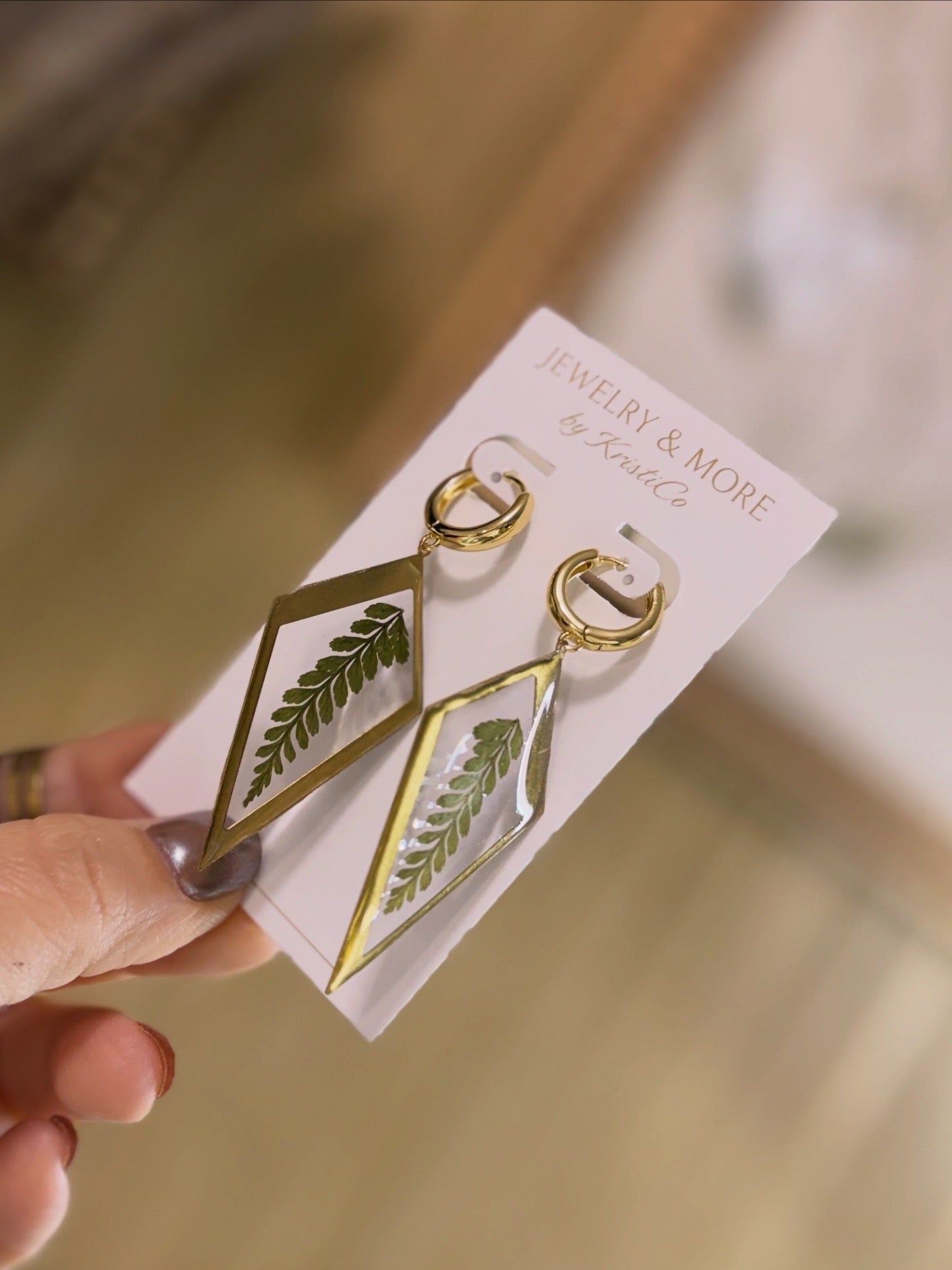 Fern Luxe Dangle