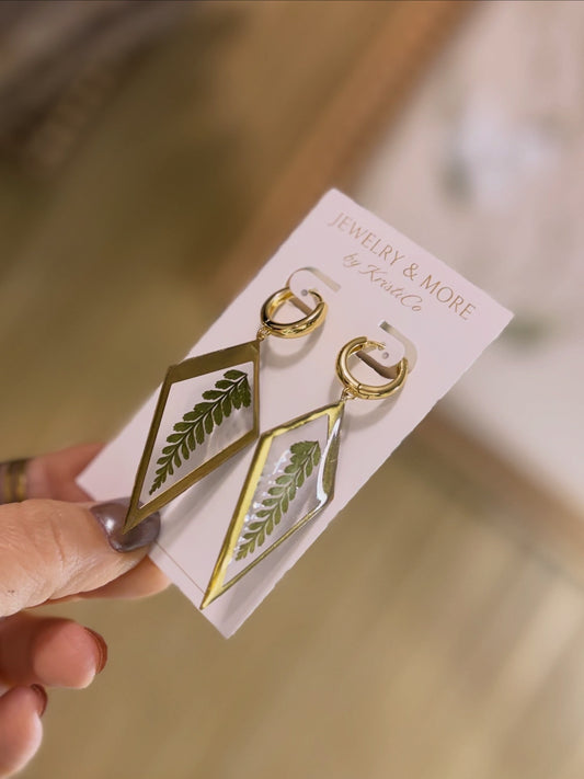 Fern Luxe Dangle