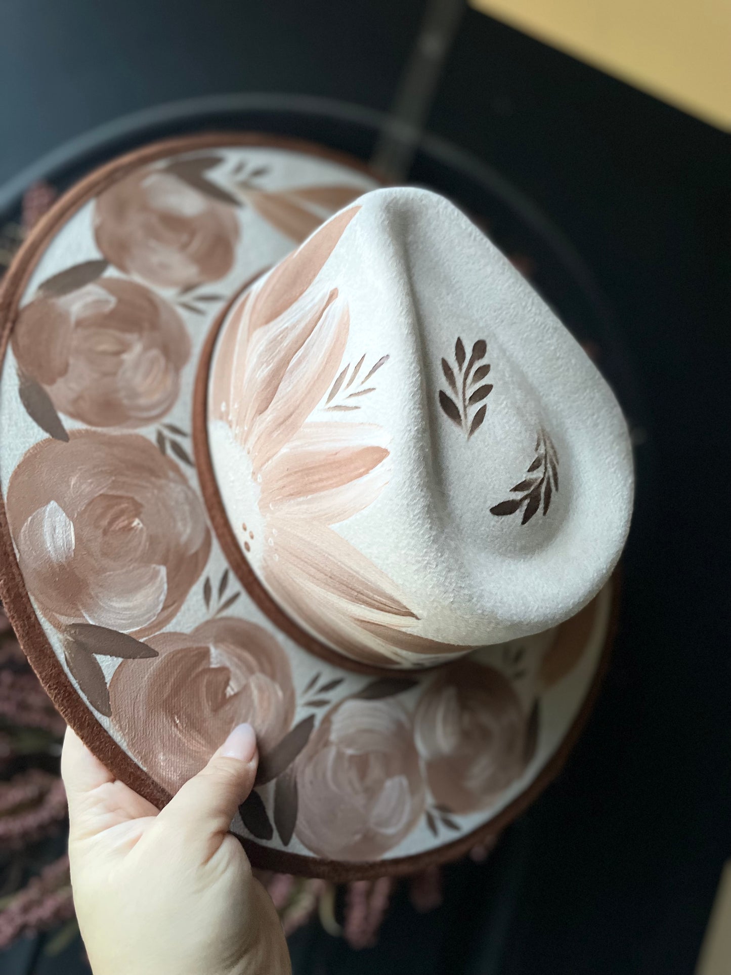 Brown & Cream Fedora