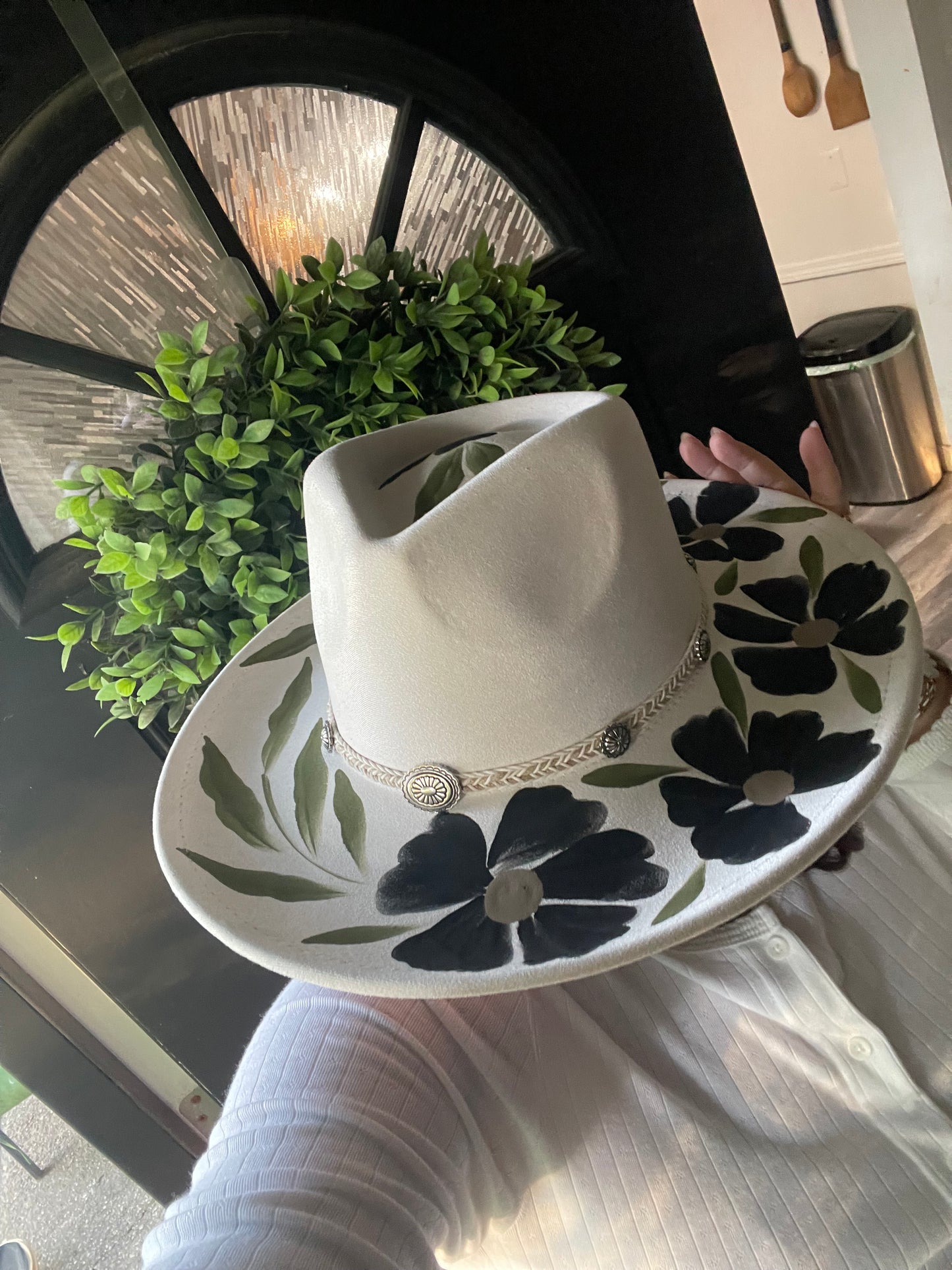 Bloom Where You are Planted Tassel Fedora