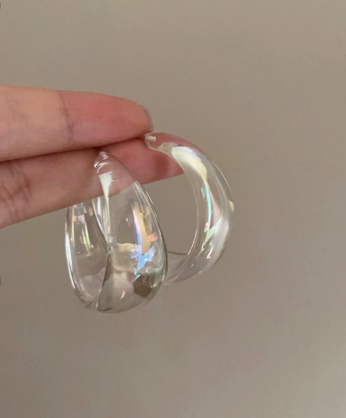 Clear Pearl Essence Hoop