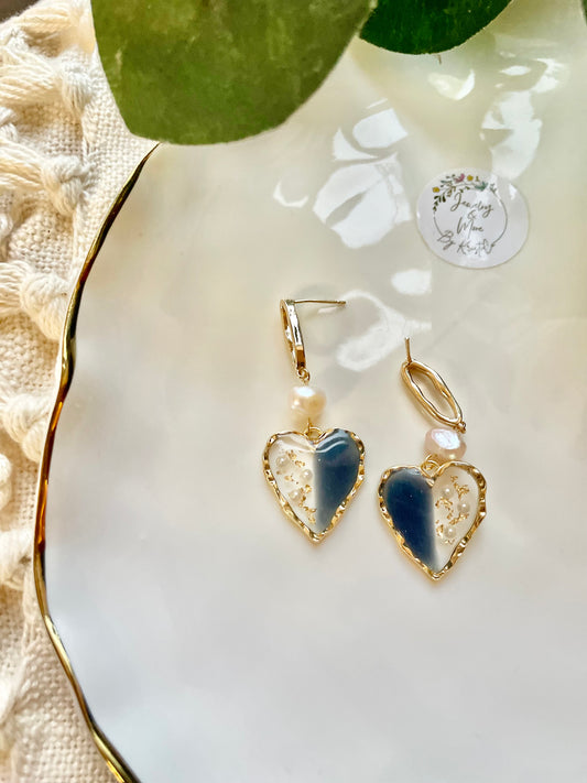 Navy Hearts