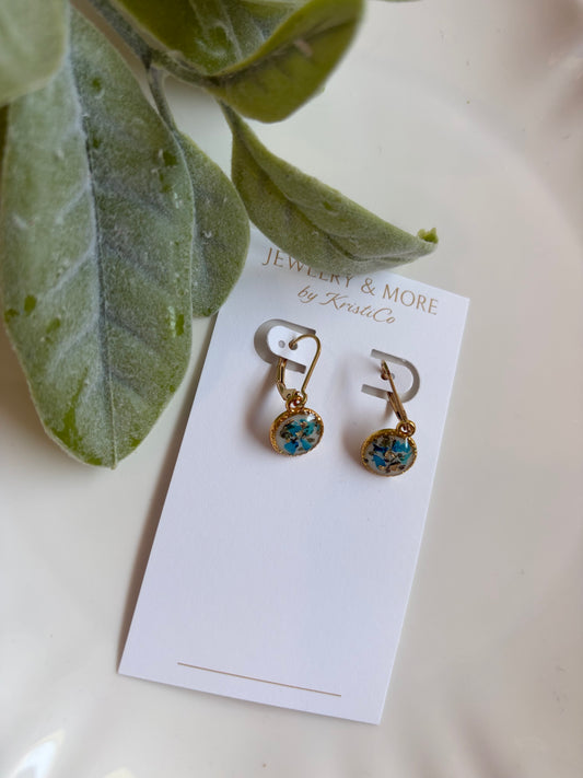 Bleu Bloom Dangle