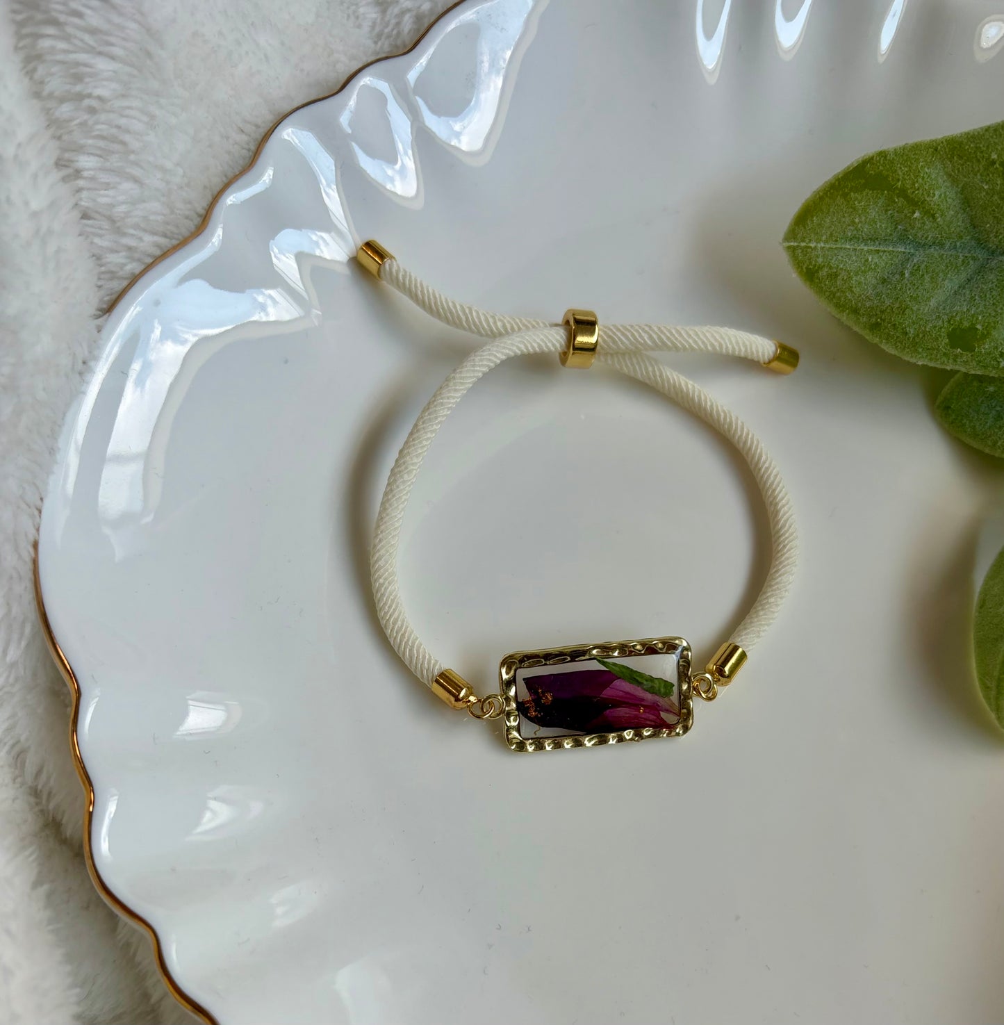 Cream & Rose Bracelet