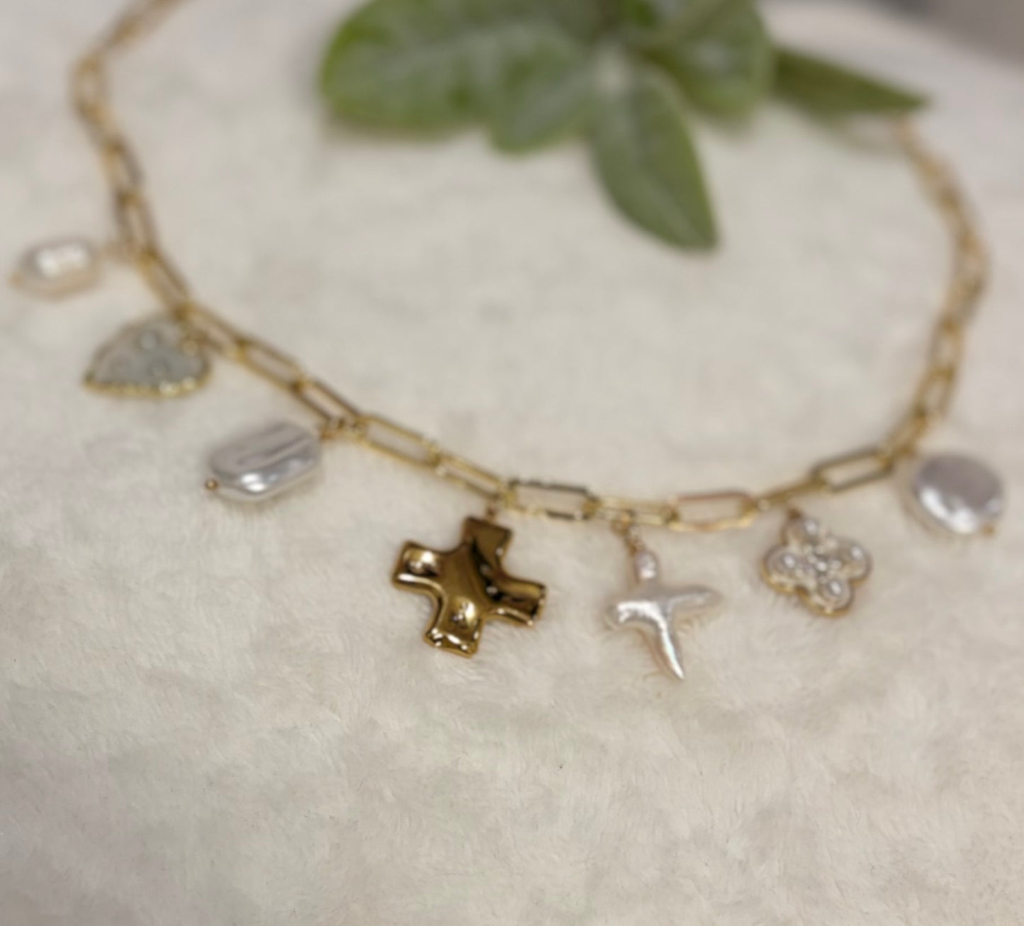 Grace & Gold Charm Necklace