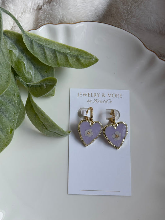 Lavender Hearts