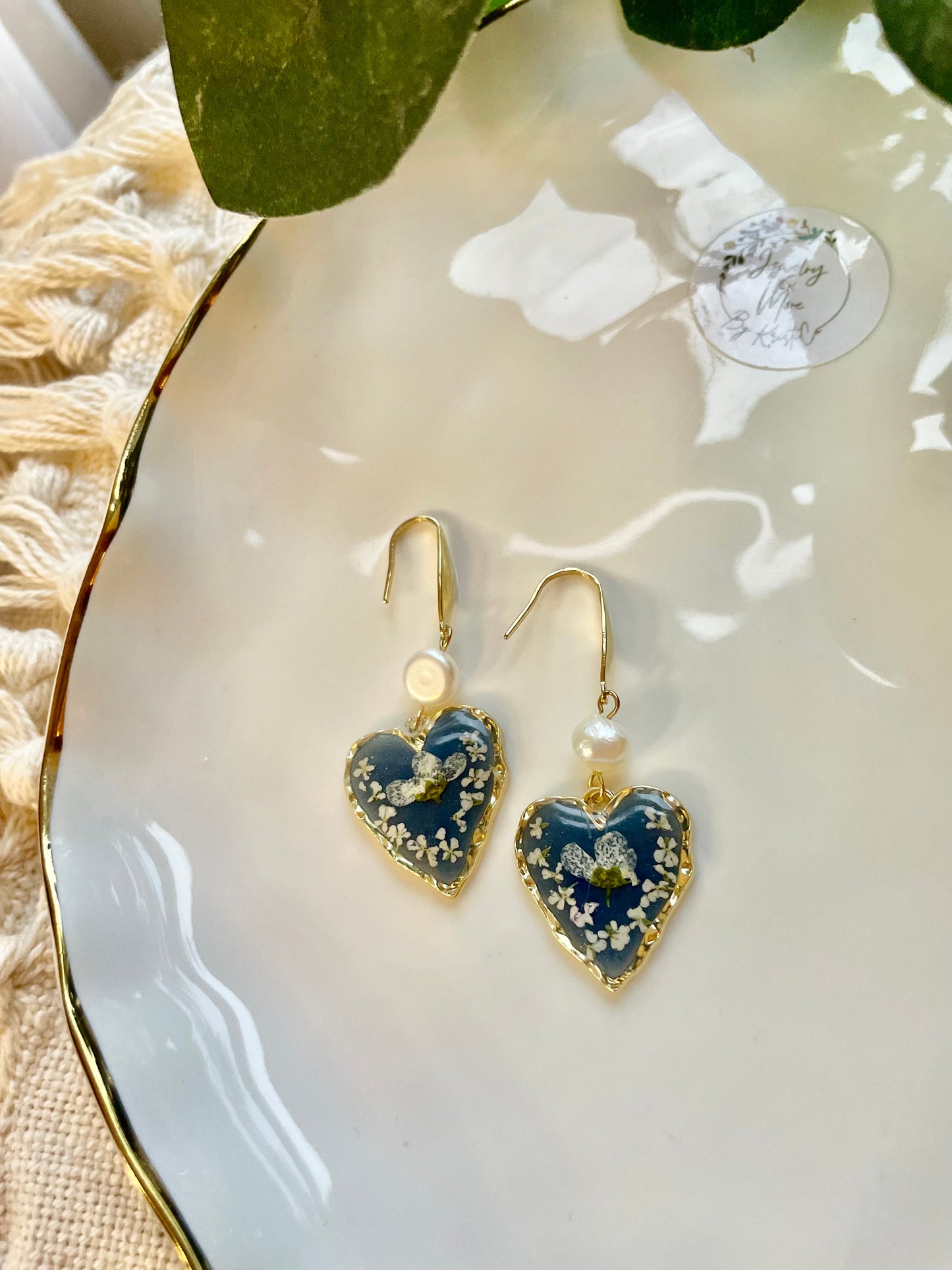 Navy Hearts