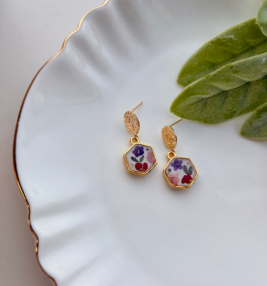 Villa Garden Tile Stud Drops