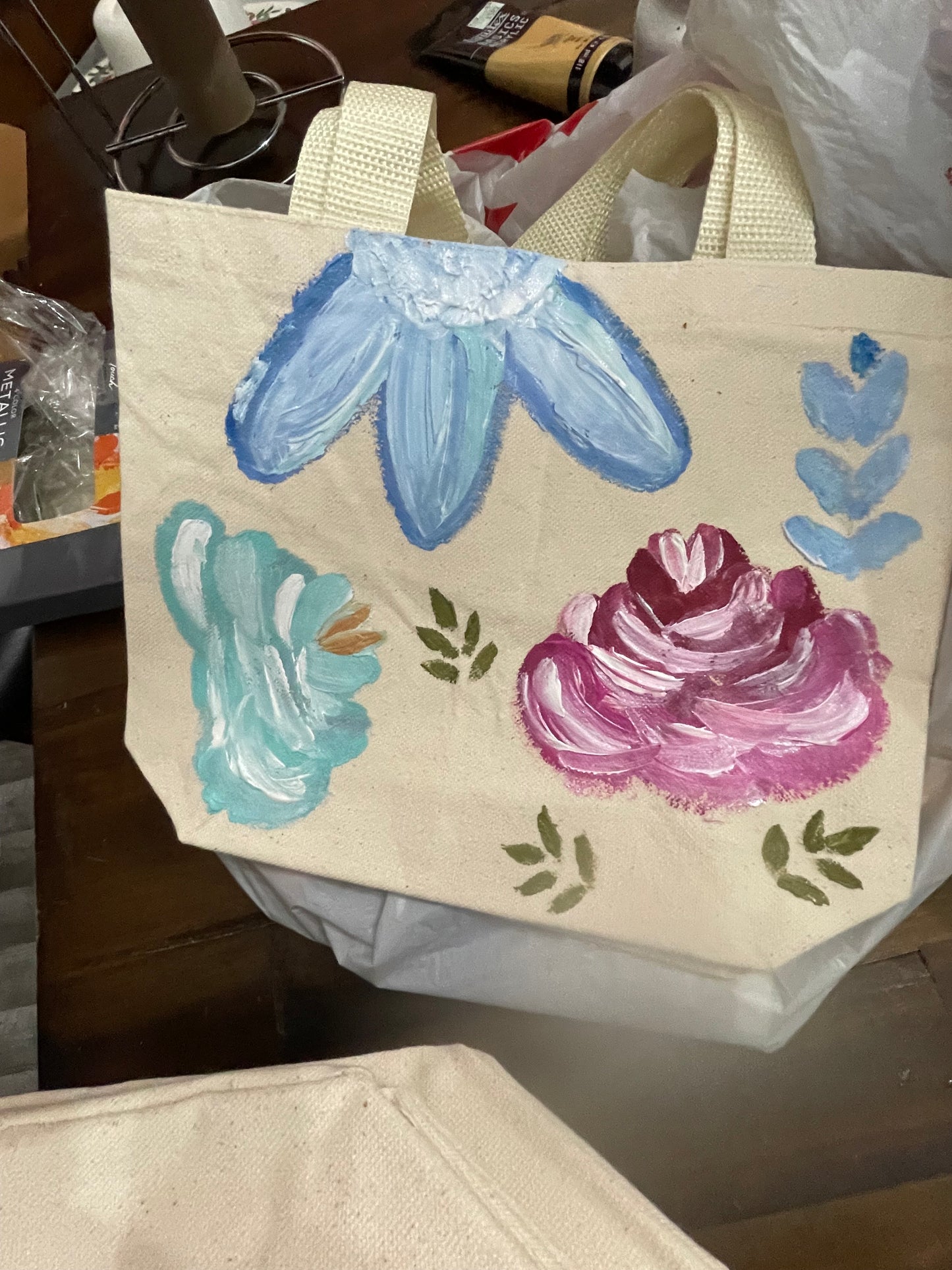 Medium Hand Painted Tote