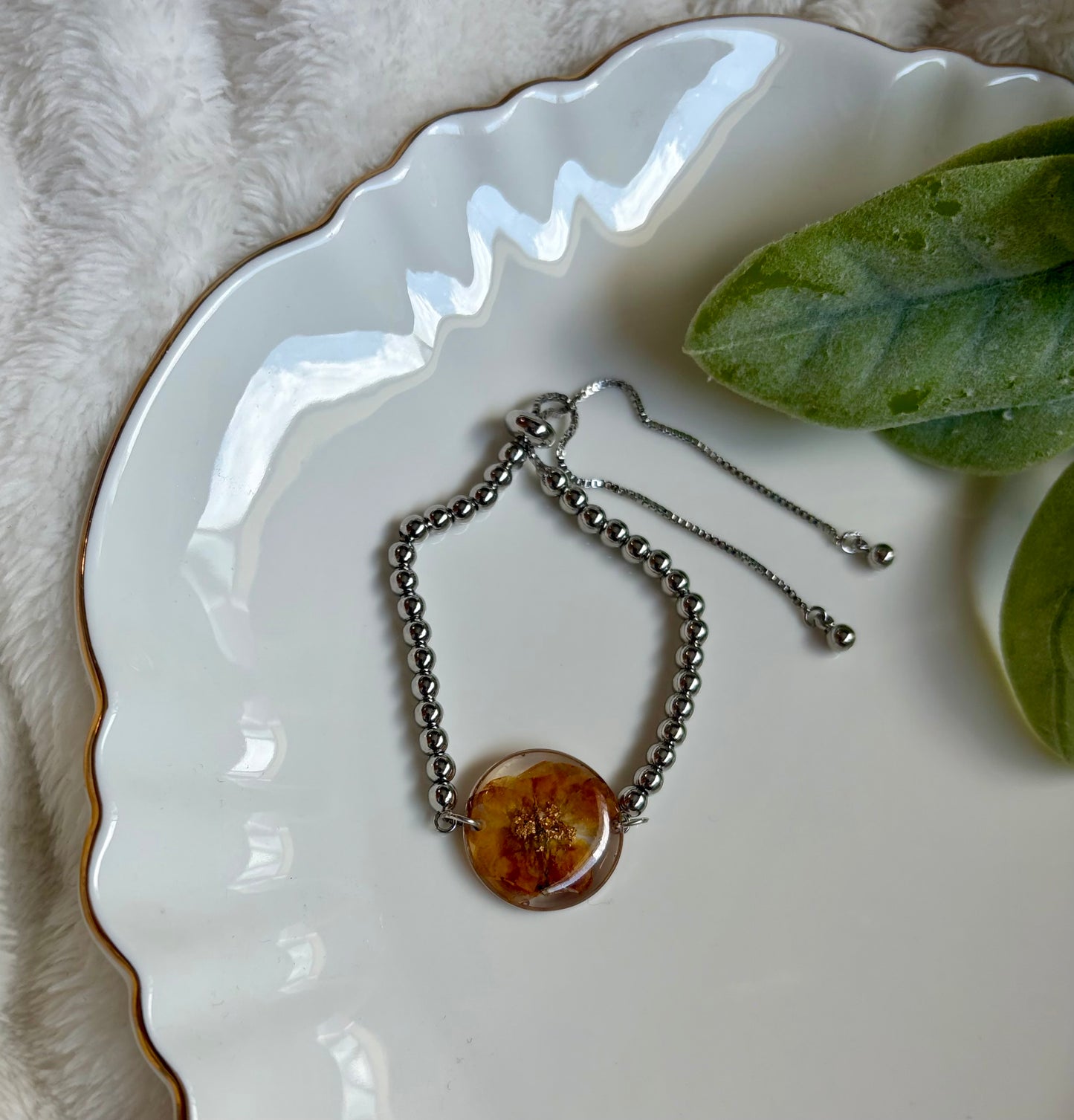 Orange Calandiva Bloom-silver