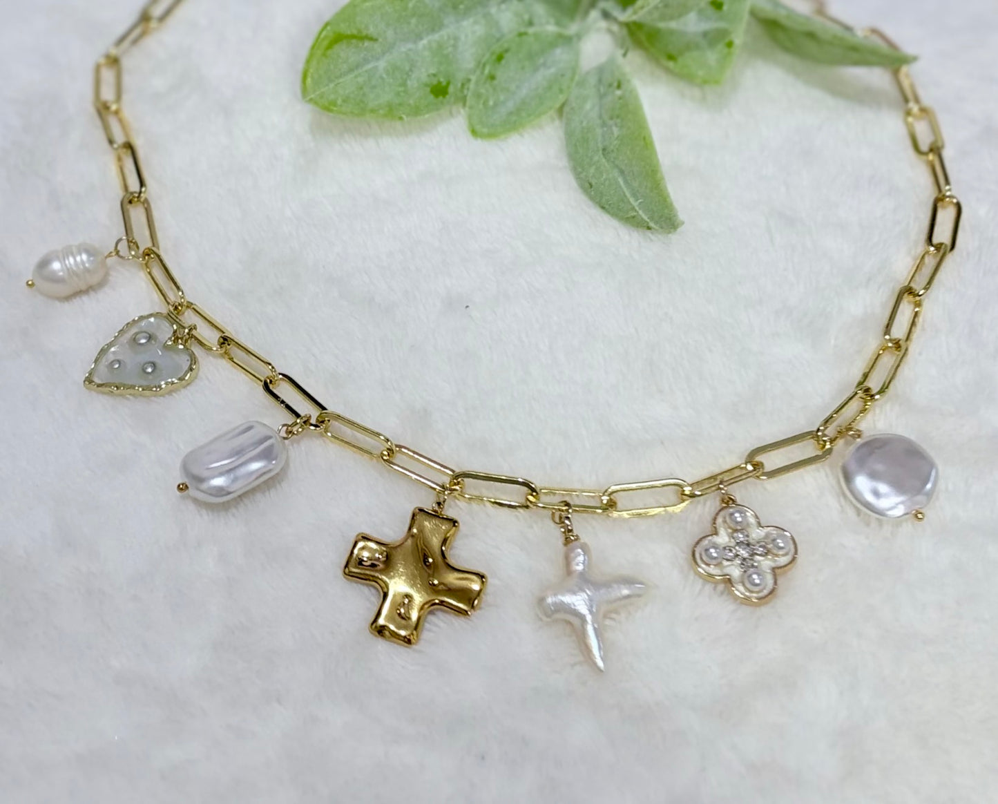 Grace & Gold Charm Necklace