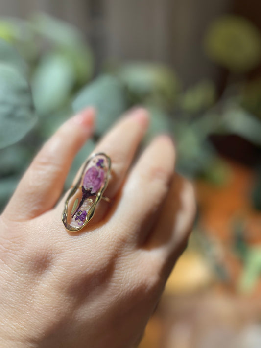 Long Bloom Ring