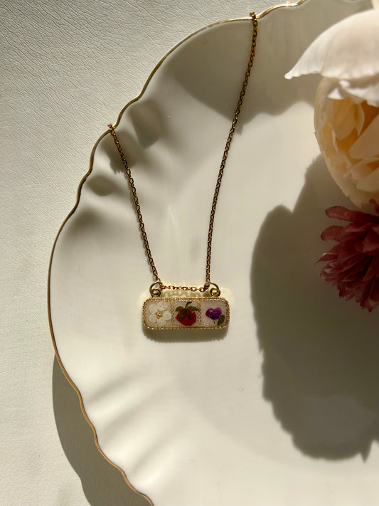 Tomato Bar Necklace