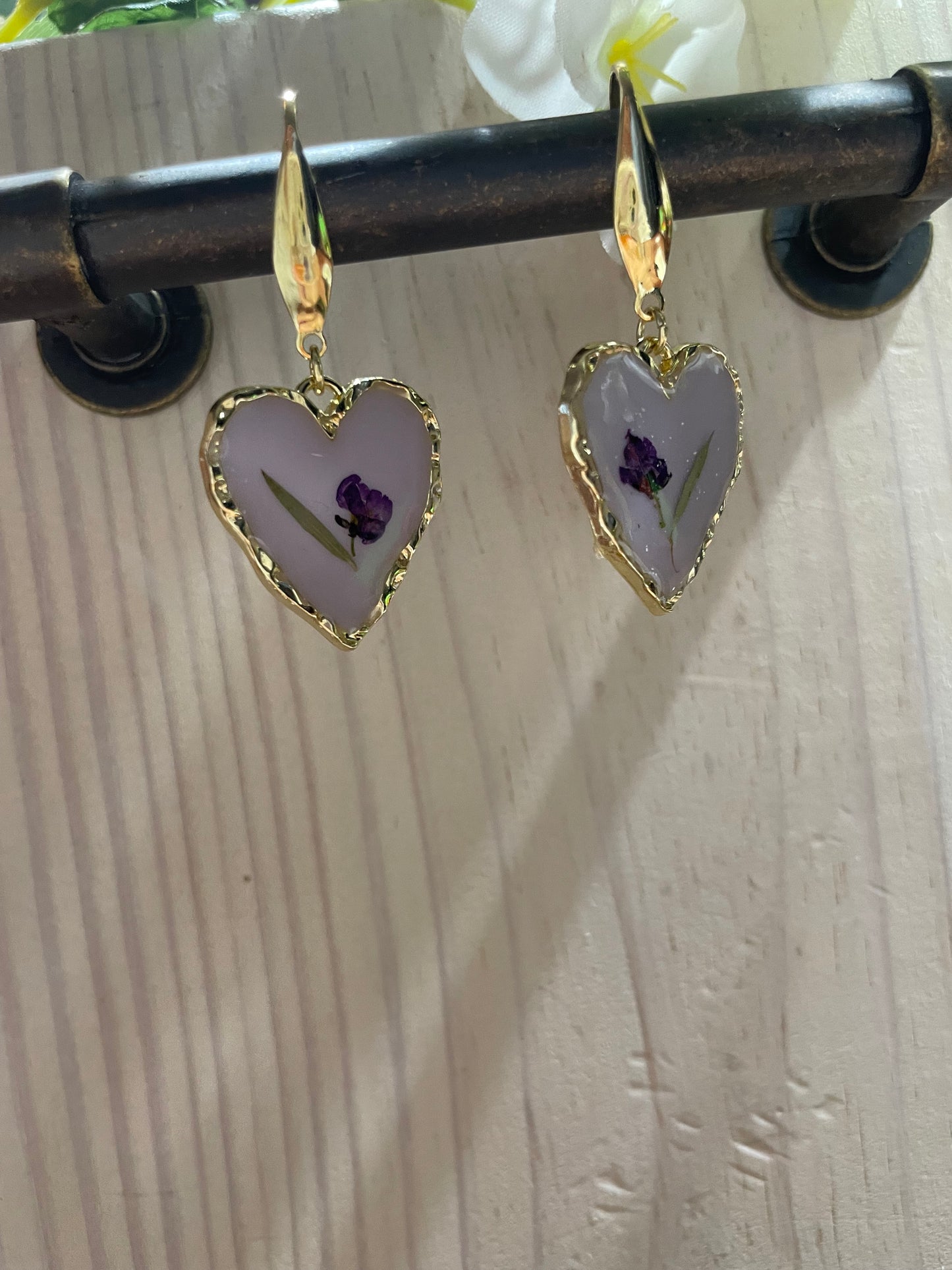 Purple Gold Heart