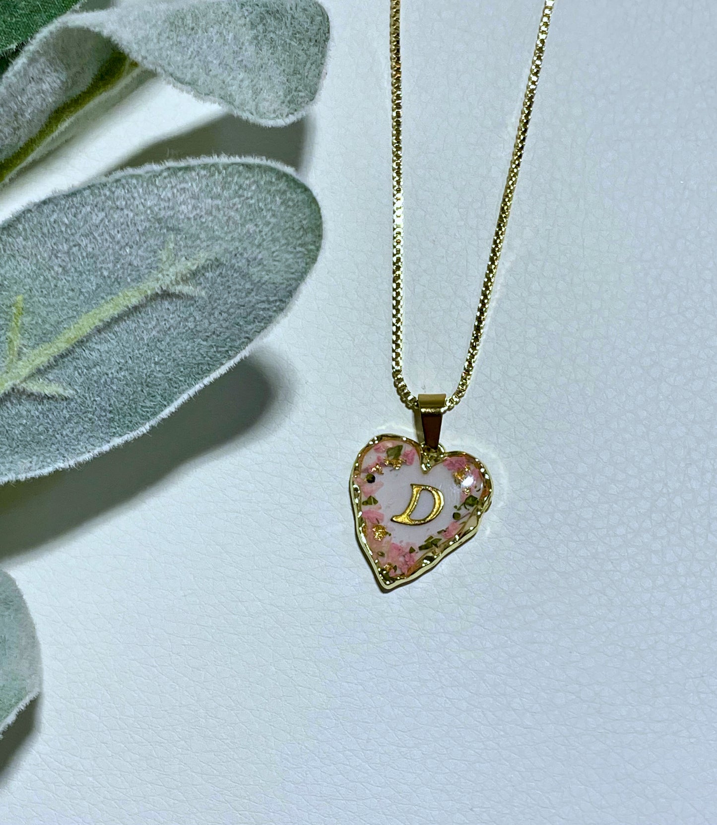 Spring Floral Heart Necklace