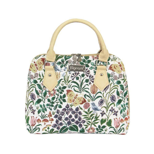 SPRING FLOWER | Charles Voysey Spring Flower Convertible Top Handle Purse Handbag