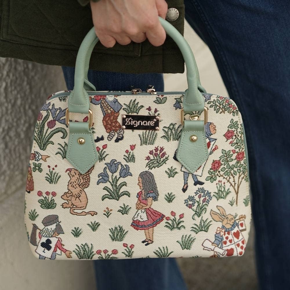 ALICE | Charles Voysey Alice in Wonderland Convertible Top Handle Purse Handbag