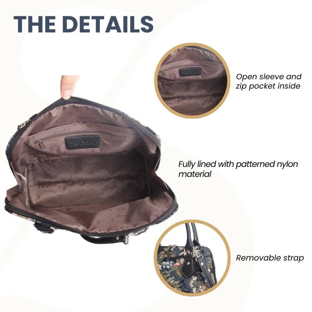 THE PEONY | Peony Convertible Top Handle Purse Handbag