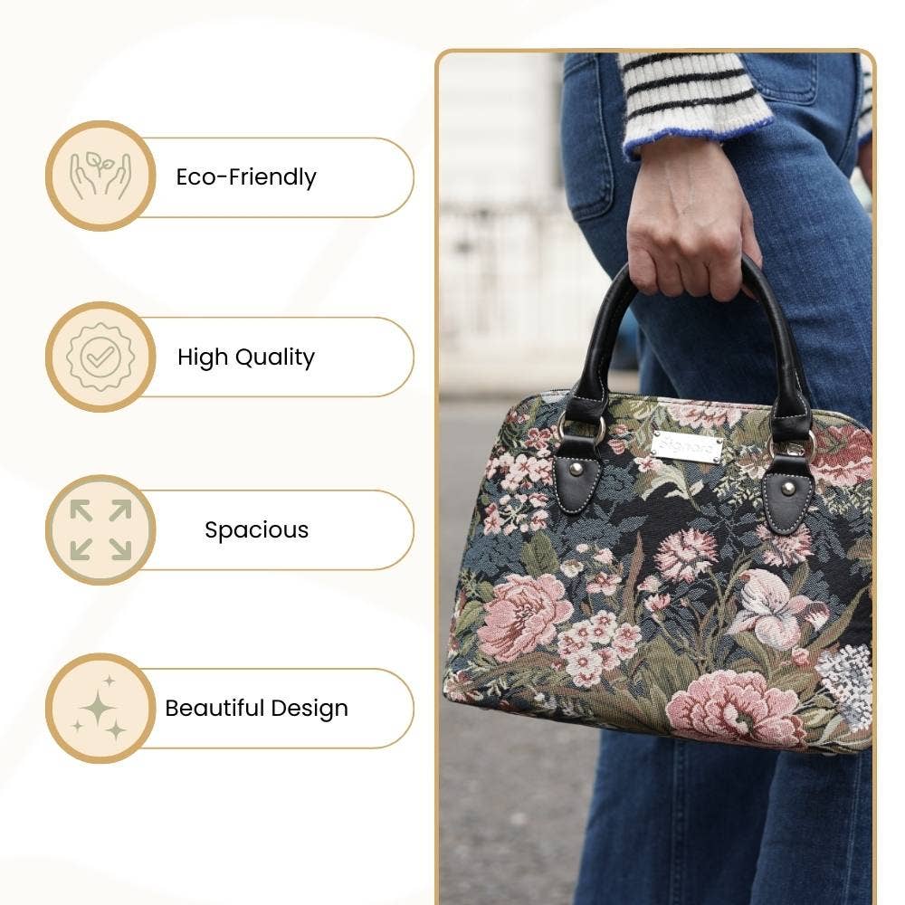 THE PEONY | Peony Convertible Top Handle Purse Handbag