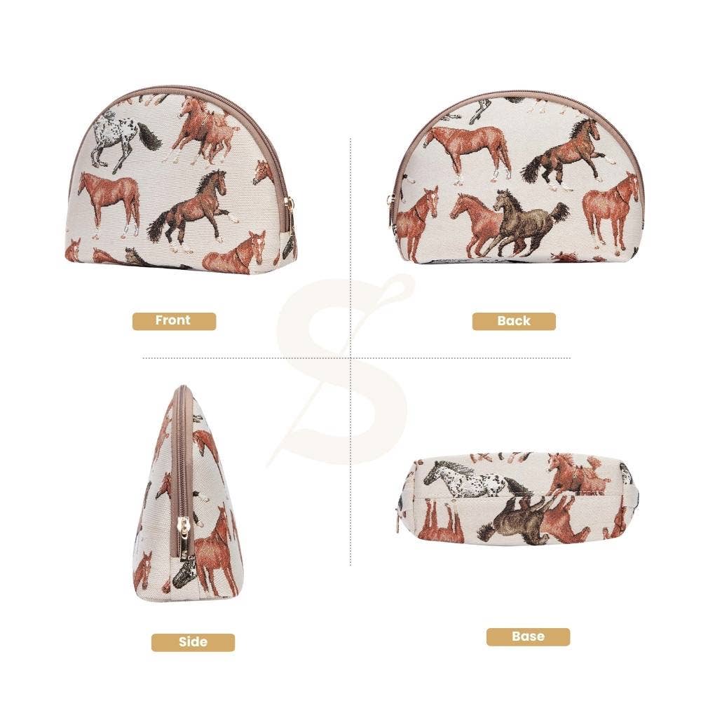 OL RUNNER MINI| Running Horse Cosmetic Make Up Bag